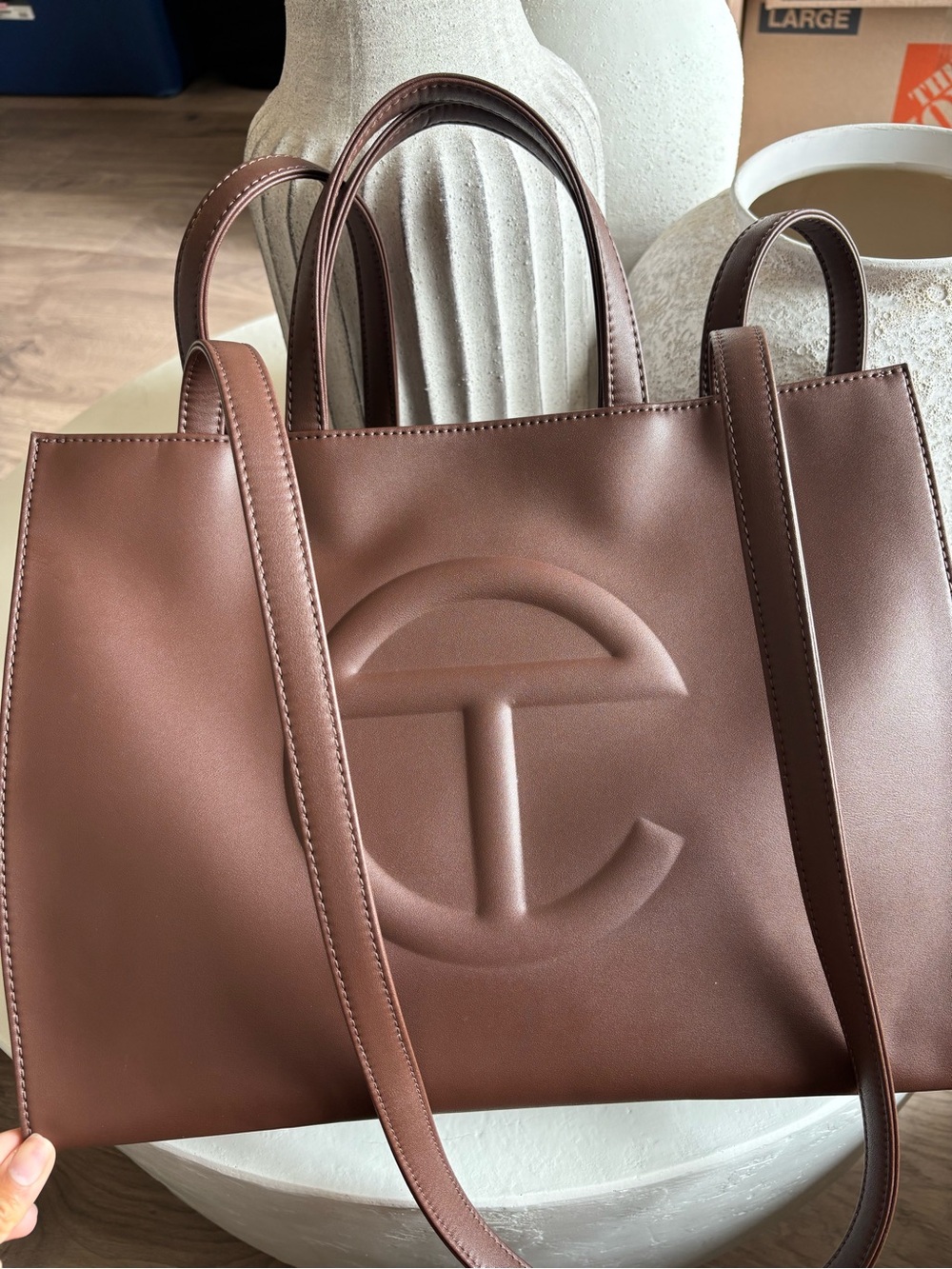 Telfar Chocolate Brown Signature Tote